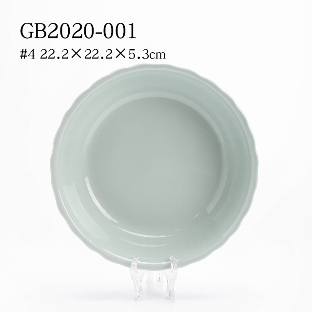 Stoneware Transparent Glaze 30pcs Dinnerware Set 