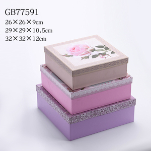3pcs Nesting Square Gift Boxes