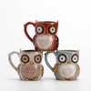 3/A Stoneware Reactive Owl Mug 